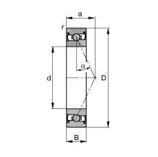 Bearing HCS7028-E-T-P4S