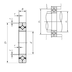 Bearing CRBC 9016 UU