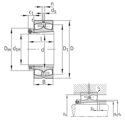 Bearing 23084-B-K-MB+H3084X