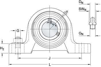 Bearing SYM 1.15/16 TF