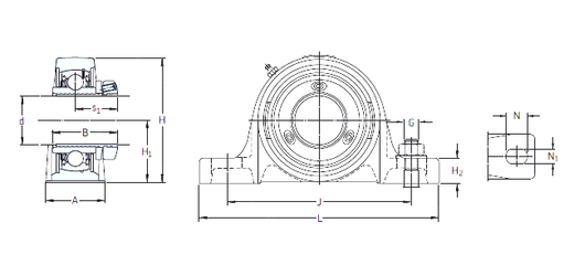 Bearing SY 2.15/16 PF/AH