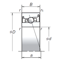 Bearing 55BER20SV1V