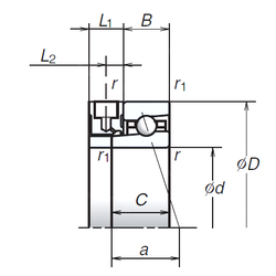 Bearing 55BNR19XE