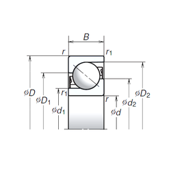 Bearing 55TAC03AT85